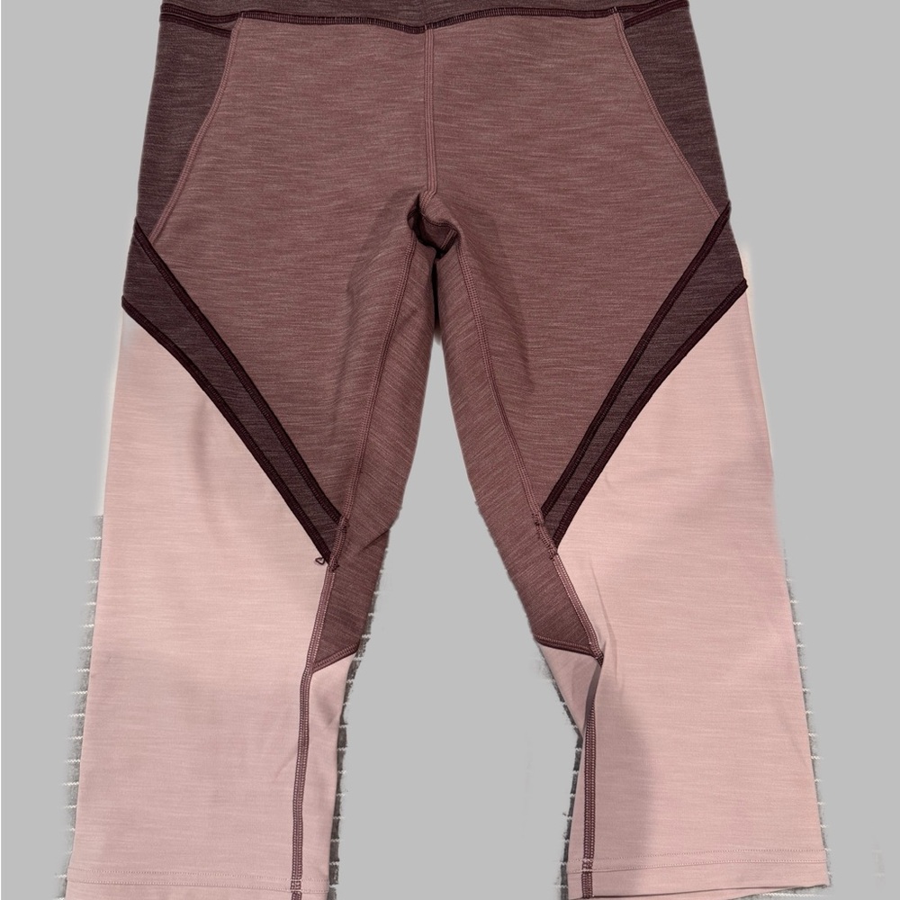Lululemon Athletica Mauve and Light Pink Leggings